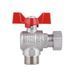 Кран кульовий з накидною гайкою Thermo Alliance Forte 3/4" ВЗ для води кутовий SF224W20