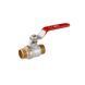 фото Кран шаровой STA 1/2" НН PN30 ручка, никелированный