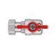 Кран кульовий з накидною гайкою Thermo Alliance Forte 3/4" ВЗ для води кутовий SF224W20