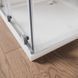 Двері у нішу Walk-In розсувні KOER SR SD07-120x200-R-TR-01 прозоре скло EASY CLEAN 8мм хром (KR5773)