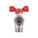 Кран кульовий з накидною гайкою Thermo Alliance Forte 3/4" ВЗ для води кутовий SF224W20