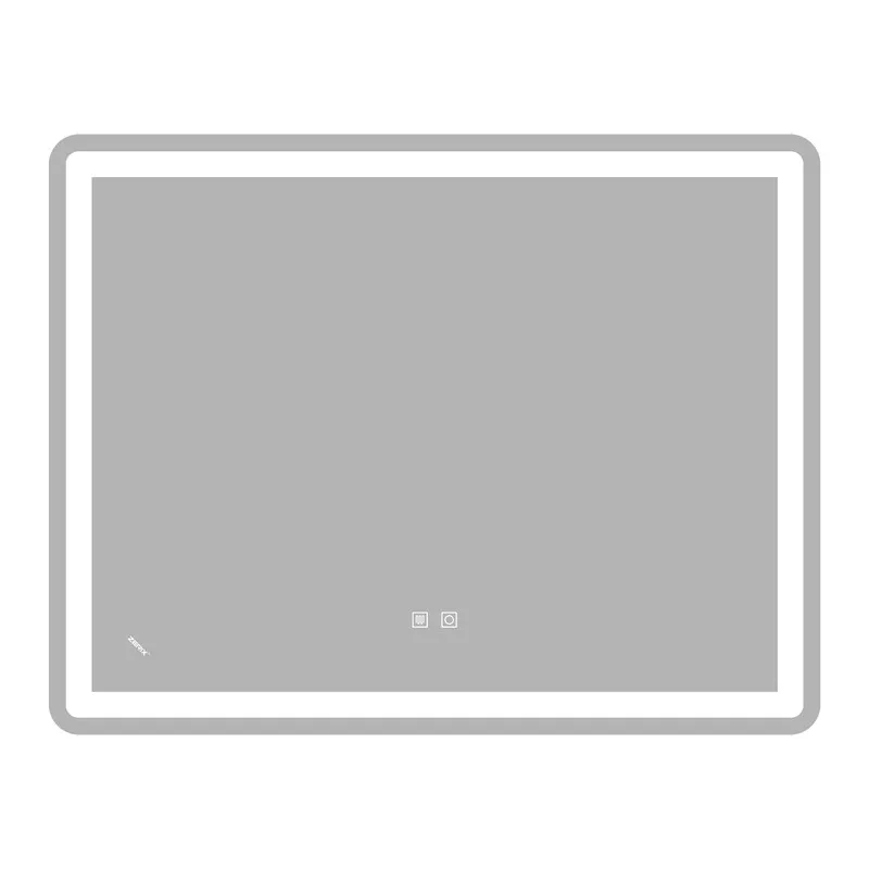 фото Дзеркало ZERIX MIRRA MR05-90x70-REVERSE з LED Touch, Anti-fog, димером, рег. яскравості (ZX6059)