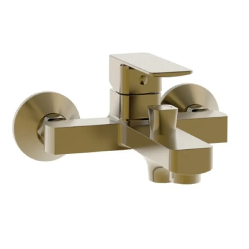 фотографія Змішувач для ванни Haiba KUBUS 009 (EURO) BRUSHED GOLD (HB9628)