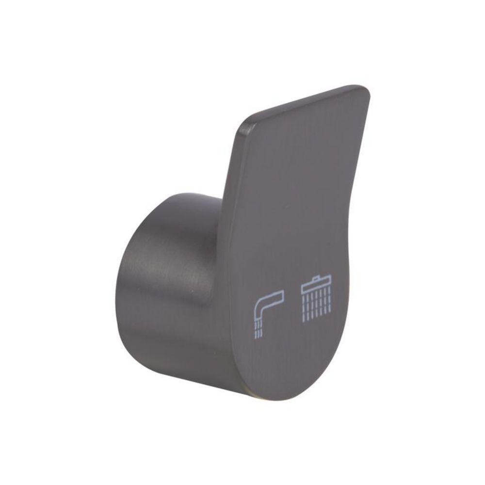 фото Ручка переключателя режимов Qtap (27,1x45,5x27,4) для душевой системы Presto Graphite QTPRE271455274GRP50517