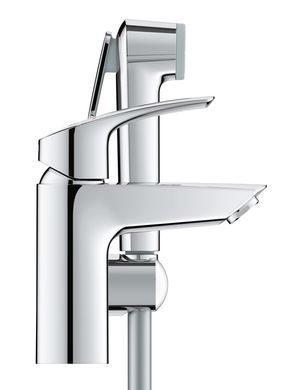 фотографія Змішувач для раковини з гігієнічним душем Grohe Eurosmart New (23124003)