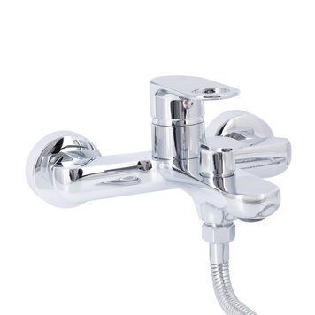 фотографія Змішувач для ванни Qtap Jay (з душовим гарнітуром) QTJAY259CRM45541 Chrome