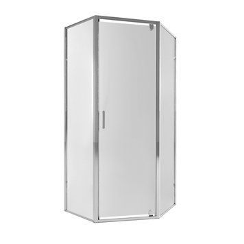 фото Душевая кабина Qtap Leo CRM10995-AC6 90х90 см, стекло Clear, CalcLess, 6 мм без поддона