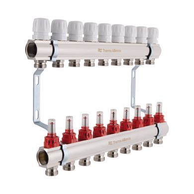 фото Коллектор с расходомерами Thermo Alliance Standart 1" 9 выходов SD235W9
