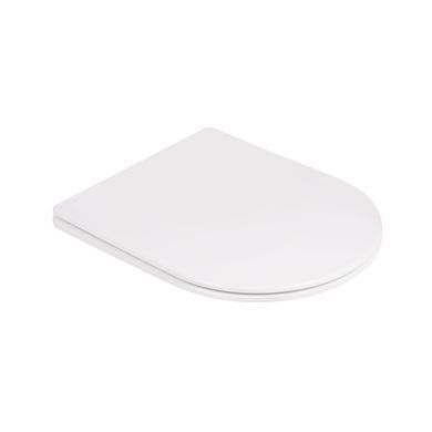 фотографія Унітаз підлоговий Qtap Swan безобідковий з сідінням Soft-close QT16223178W