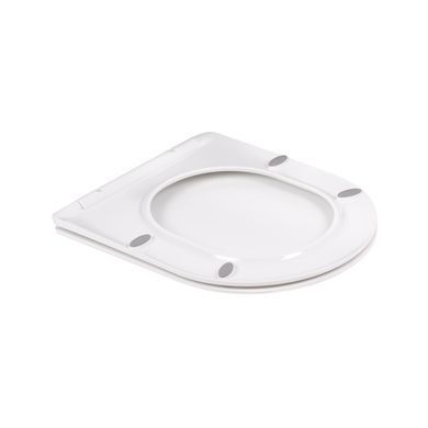 фотографія Унітаз підлоговий Qtap Swan безобідковий з сідінням Soft-close QT16223178W
