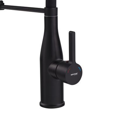 фото Змішувач для кухні Mixxus Premium Summer 017 BLACK REFL.BLACK (MI6961)