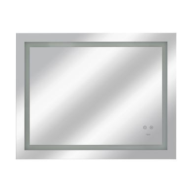 фото Зеркало Qtap Mideya 900х700 с LED-подсветкой Touch, с антизапотеванием, с диммером, рег. яркости Reverse QT2078NCF9070W