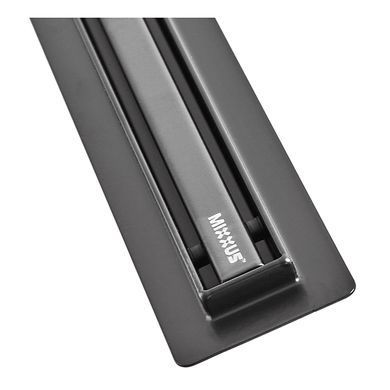 фото Душовий трап з нерж. сталі SUS304 Mixxus Drain-05-70-Slim Black (30x700 мм) (Чорний) (MI6170)