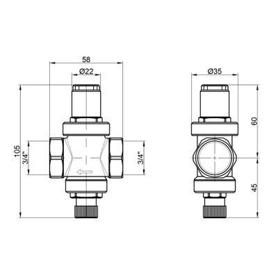 фотографія Редуктор Icma 3/4" №247