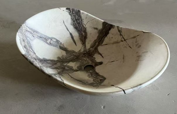 фото Раковина накладна MIXXUS PREMIUM WAVE-0106 MARBLE 620х360х160mm (MP6560)