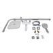 Душова система універсальна Lidz Wawel 1030 на три споживача (з виливом) (k35) LDWAW1030WHI45401 White
