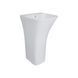 Комплект Qtap Crow: Раковина напольная моноблок 450x435x835 мм White + Донный клапан PU02O