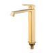 Змішувач для умивальника Haiba GAUDI 001 (HIGH) BRUSHED GOLD (HB9597)