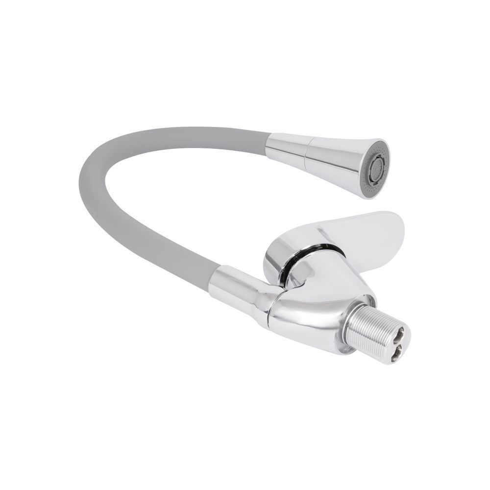 фото Смеситель для кухни Lidz Tani 008F3 с гибким изливом (k40) LDTAN008F3GCR39507 Chrome/Grey