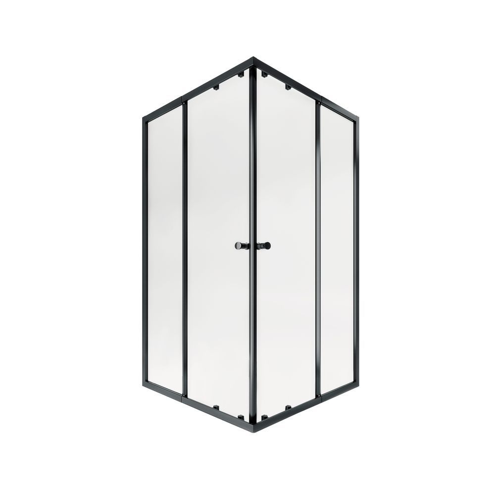 фотографія Душова кабіна Qtap Pisces BLA107-9SC5 75-90x75-90 см, скло Clear 5 мм без піддона
