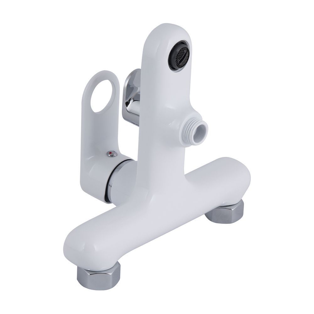 фотографія Змішувач для ванни Qtap Jay (з душовим гарнітуром) QTJAY259CRW45553 Chrome/White