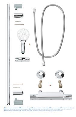 фото Термостат для душу із душовим гарнітуром Grohe Grohtherm 800 (34566001)
