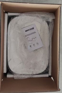 фото Раковина накладна MIXXUS PREMIUM DIVERSE-0112 MARBLE-BLACK 455х325х135mm (MP6541)