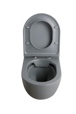 фото Унітаз підвісний MIXXUS PREMIUM TOPPER-0303-R GRAY 495x370x350mm система змиву RIMLESS (MP6657)