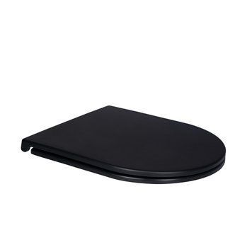 фотографія Сидіння для унітаза Qtap (Robin) з мікроліфтом Slim QT99HY2411MB