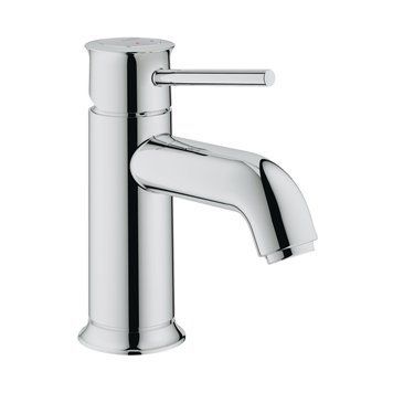 фотографія Смеситель для раковины Grohe BauClassic S-Size 23162000: эффективность и элегантность в одномПреобразуйте свою ванную комнату с помощью смесителя для раковины Grohe BauClassic S-Size 23162000. Этот смеситель объединяет высокую функциональность с утонч