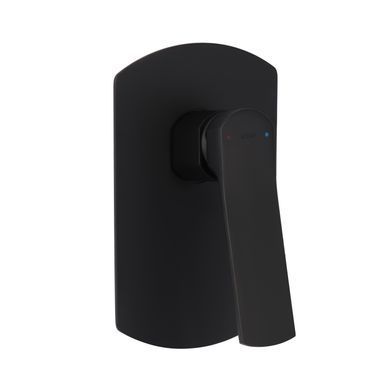 фото Смеситель для душа Qtap Slavonice скрытого монтажа QTSLA267BLM45903 Black Matt
