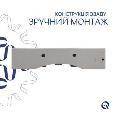 фото Комплект Qtap Nando LT: Раковина подвесная прямоугольная 610х420х140 мм White + Донный клапан PU02O