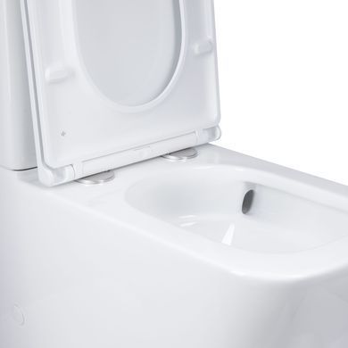 фотографія Унітаз підлоговий Qtap Tern Ultra Quiet безобідковий з сидінням Soft-Close QT17222175AUQ1W White
