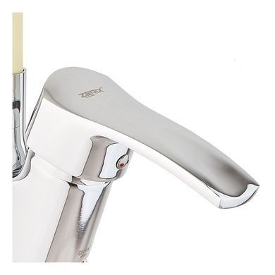 фото Кухонний змішувач із силіконовим виливом Zerix YUB 279 Reflector Ivory (ZX4977)