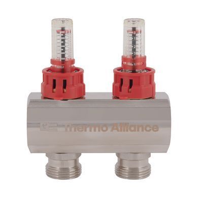 фото Коллектор с расходомерами Thermo Alliance Standart 1" на 2 выхода