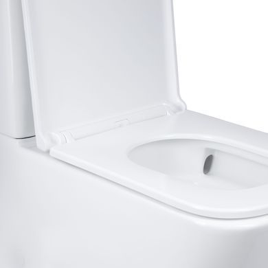 фотографія Унітаз підлоговий Qtap Tern Ultra Quiet безобідковий з сидінням Soft-Close QT17222175AUQ1W White