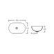 Раковина Qtap Leo 590x400x170 White QT11114028WN