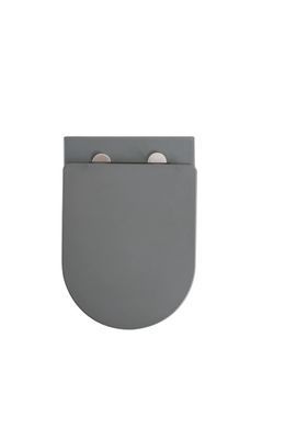 фото Унітаз підвісний Mixxus Premium ELLIPSE-0309-T1 GRAY 530x360x350mm система змиву TORNADO 1.0 (MP6655)