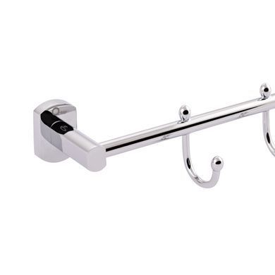 фото Держатель для полотенца Qtap Liberty 3 крючка 365 мм QTLIBCRM11543 Chrome