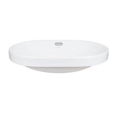 фотографія Раковина Qtap Leo 590x400x170 White з донним клапаном QT11114028W