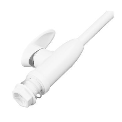 фото Змішувач для кухні Plamix Cezar-011-B SET White (з підведенням) (PM0667)