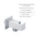 Комплект для душа Qtap Namesti Chrome: Смеситель QTNAM6225102NC + Лейки (QTRUC125CRM45954,QTHLA107CRM45784) + Шланг QTHADPVC200C + QTCRMBH130
