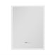 Зеркало Qtap Mideya Classic 600х800 с LED-подсветкой Touch, с антизапотеванием, с часами, диммером, рег. яркости QT2078F6151W