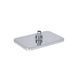 Лейка для верхнего душа Qtap Hlavova 260x180 мм прямоугольная QTHLA107CRM45784 Chrome/Black