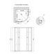 Душевая кабина Lidz Latwa SC90x90.SAT.MID.GR, стекло тонированное 4 мм без поддона