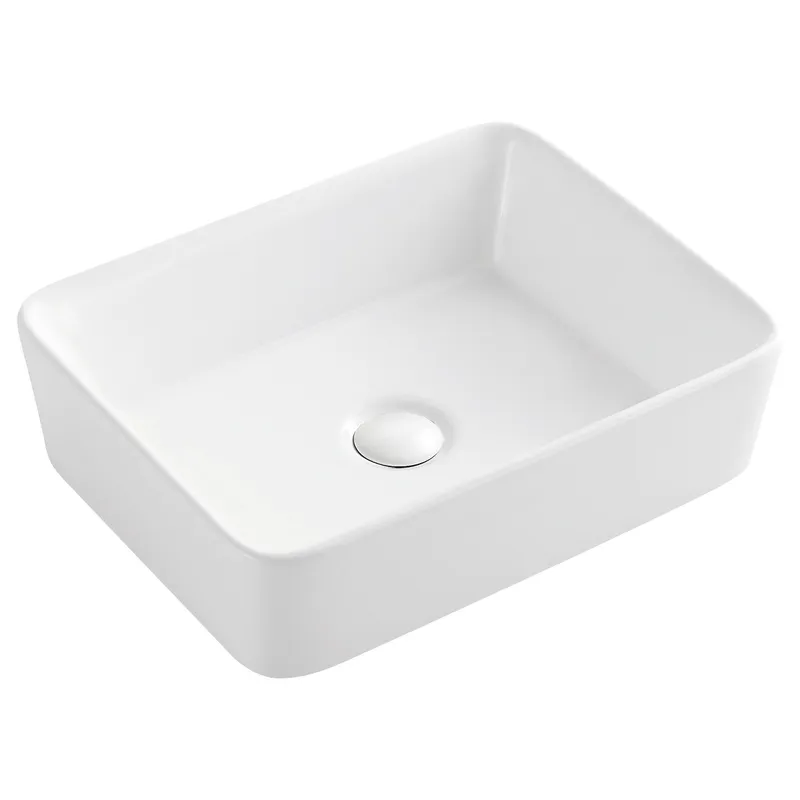 фото Умивальник накладний керамічний Mixxus Premium Quadro-0101 475x370x140mm (MP6487)