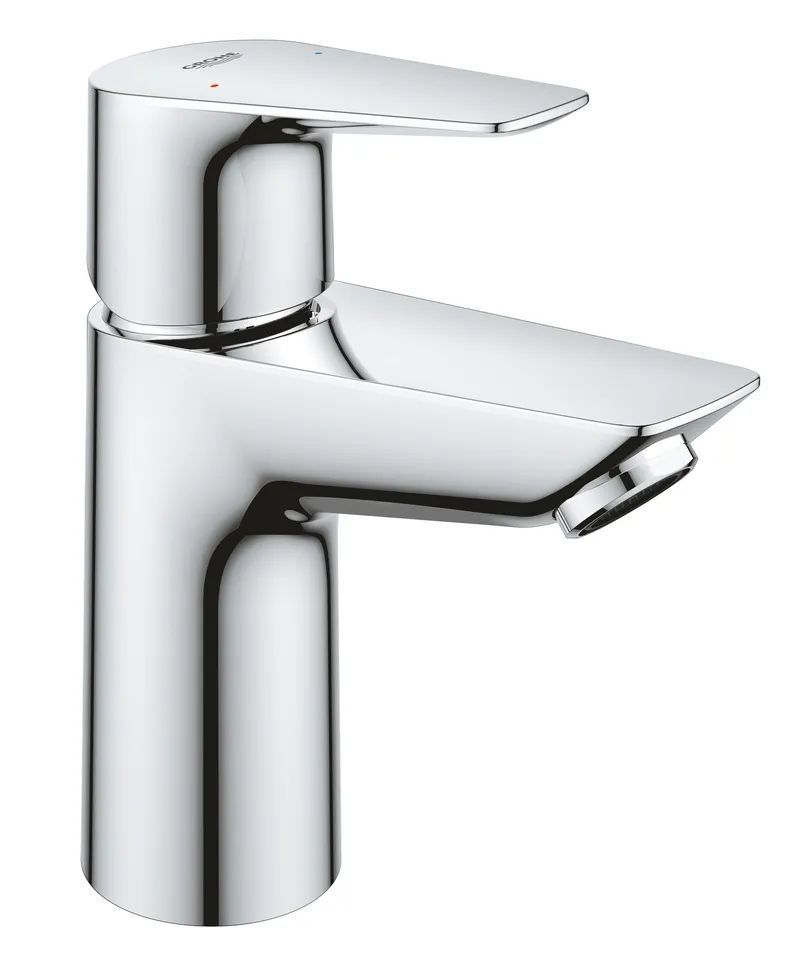 фото Однорычажный смеситель для раковины без донного клапана S-Size Grohe BauEdge New (23330001)