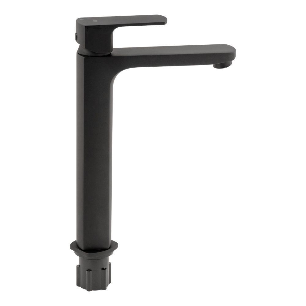 фото Смеситель для раковины Qtap Lipno высокий QTLIPNO1023H101CB Black Matt