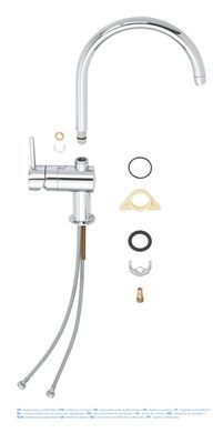фото Змішувач для кухні Grohe Minta (32917000)