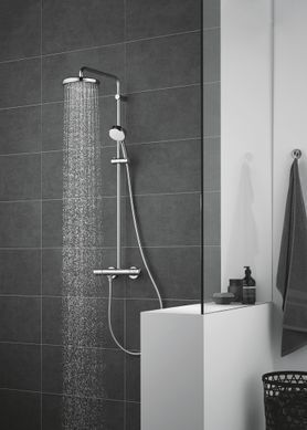 фото Душова система з термостатом для душа Grohe New Tempesta Cosmop. System (27922001)